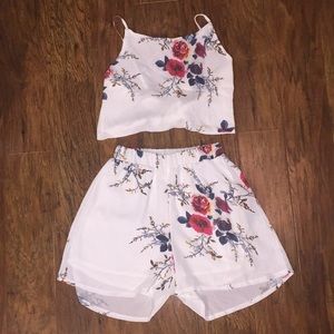 Floral two piece set